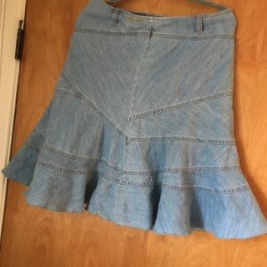 DKNY Jean skirt size 8